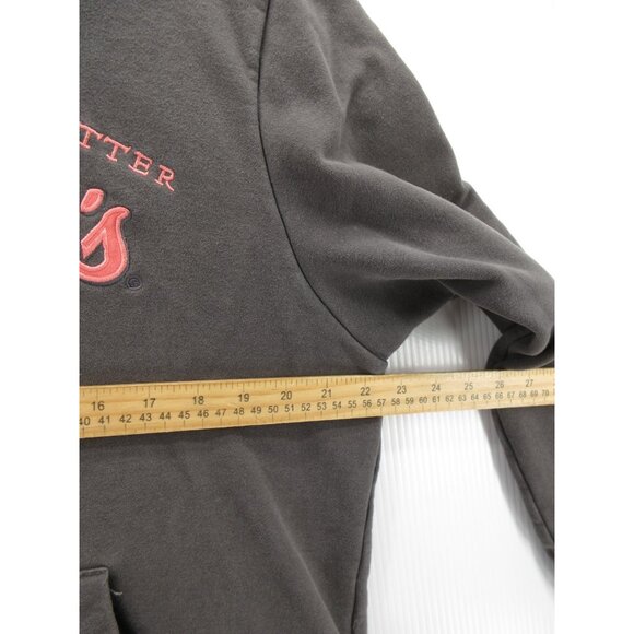 Cabelas Sweatshirt XL Hoodie Fleece Lined Spell Out Logo Embroidered - Picture 5 of 11